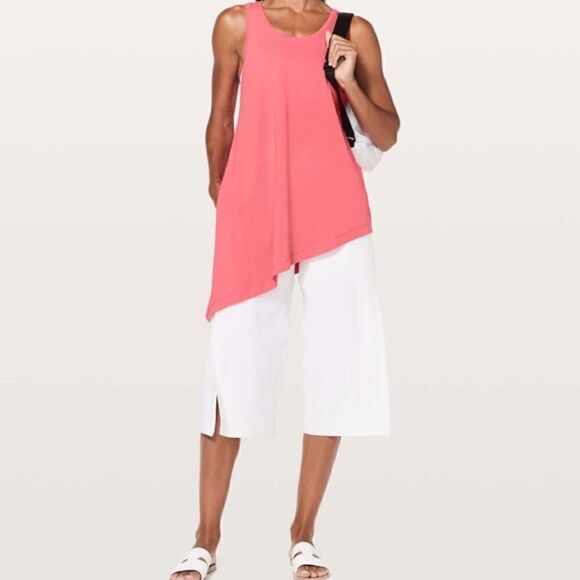 Lululemon To The Point Asymmetrical Tank Glossy Pink - Picture 9 of 9
